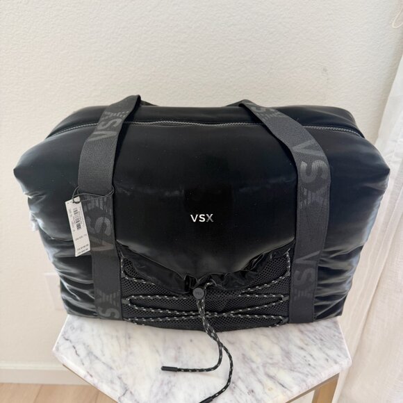 ⭐ Victoria's Secret VSX Sport Duffle Gym Bag in Black Shark - Picture 5 of 15